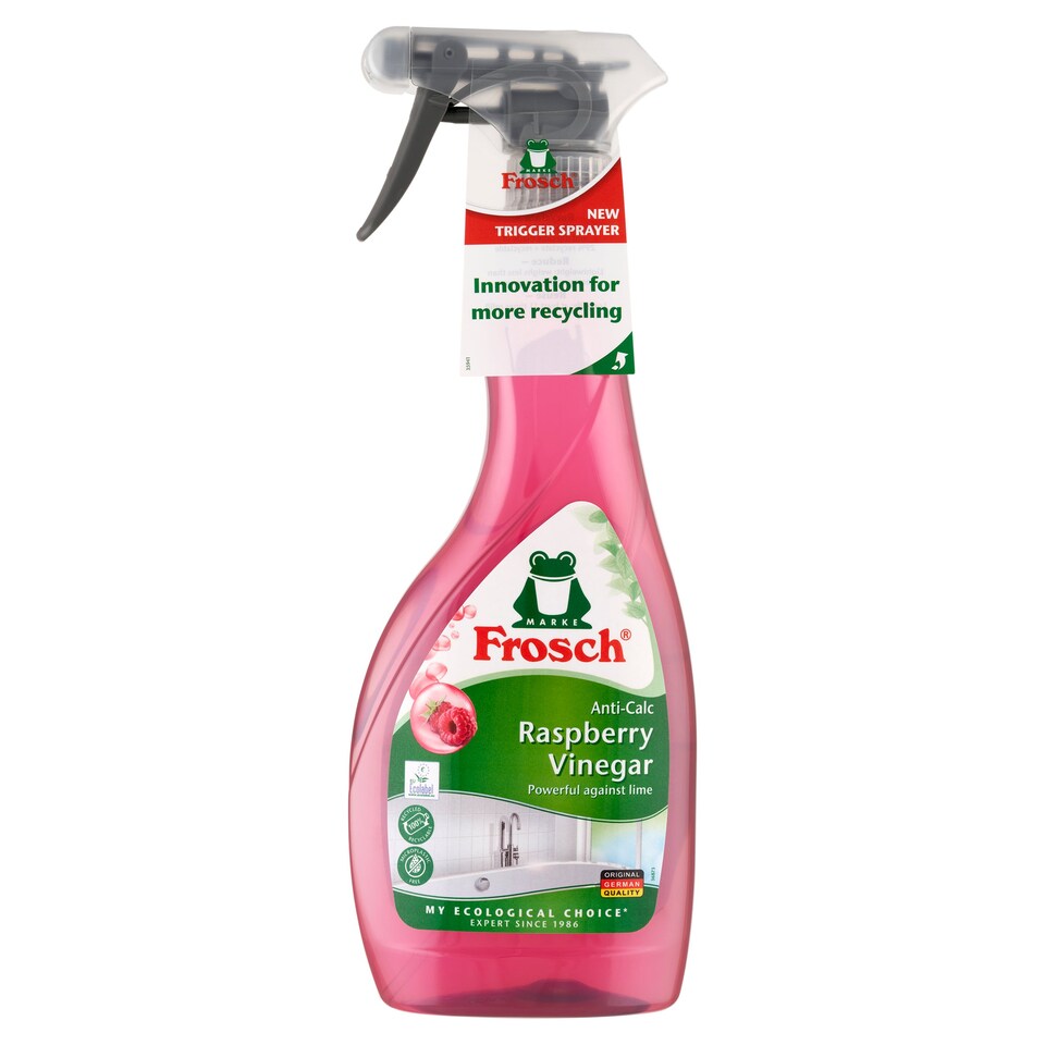 Frosch vízkőoldó málnaecettel szórófejes 500ml