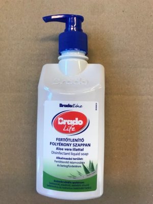 Brado Life folyékony szappan, fertőtlenítő, 350ml pumpás