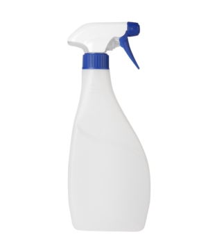 flakon szórófejjel  500 ml "G",  lapos,henger