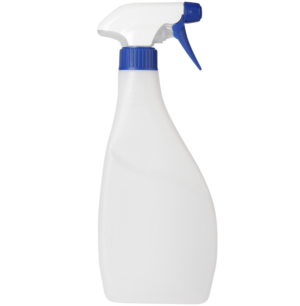 flakon szórófejjel  500 ml "G",  lapos,henger