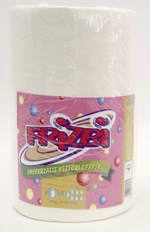 Frizbi kéztörlő,  60 m, 270 lap 225x220mm/lap