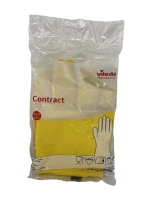 Vileda gumikesztyű Contact 1pár L sárga