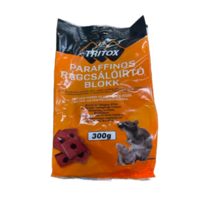 Irtótrió Tritox Paraffinos rágcsálóirtó blokk 300gr