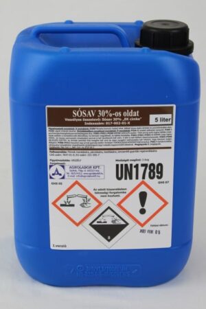 sósav ipari, 30 %-os, 5 L