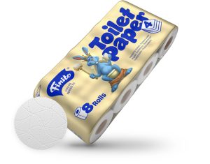 Finito wc papír,  8 tekercs, 4 réteg, 160 lap, 100 % cell.