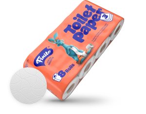 Finito wc papír,  8 tekercs, 3 réteg, 160 lap, 100 % cell.