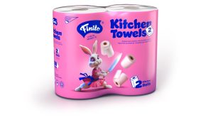 Finito kéztörlő, 2 réteg, 2×150 lap, 100 % cell.