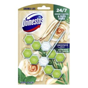 Domestos wc illatosító 2X55gr White rose&Tea tree oil