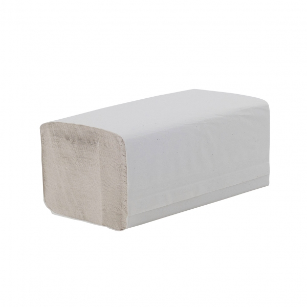 hajtogatott kéztörlő "Z" 2 réteg, törtfehér, 15×200 lap, 23×22 cm "CM220"