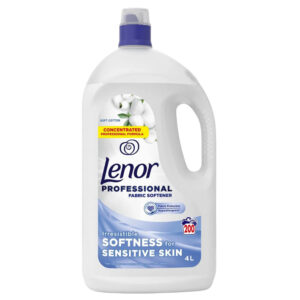 Lenor öblítő 4 L soft cotton sensitive (fehér), 200 öblítés