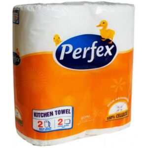 Perfex kéztörlő, 2 tekercs, 2 réteg. (háztartási)