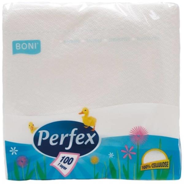 Perfex szalvéta, 33×33cm, 1rét, 100 db-os