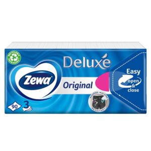 Zewa Deluxe papírzsebkendő 90 db/cs natúr