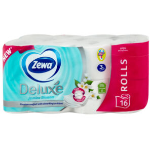 Zewa Deluxe wc papír, 3 réteg, 16 tekercs, AQUA TUBE (jázmin)
