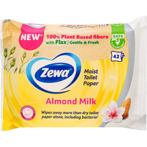 Zewa nedves (toalatt) törlőpapír 42 db-os almond milk