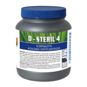 D-Steril 4 klórtabletta, 1 Kg, 330 db