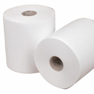 kéztörlő 26 cm 2 rétegű, hófehér, 2 tekercs/zsugor,220 m, Ipari, MAXI "T"