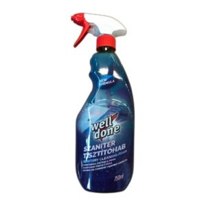 Well Done szaniter tisztítóhab, 750ml, szórófejes.