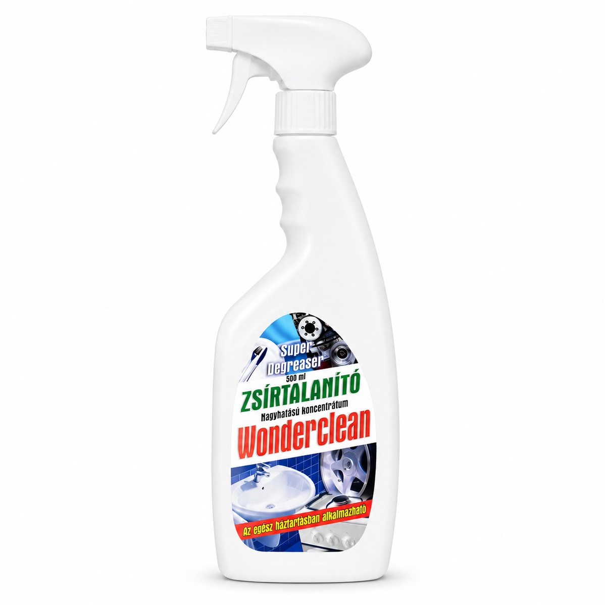 Wonderclean zsíroldó 500 ml, szórófejes